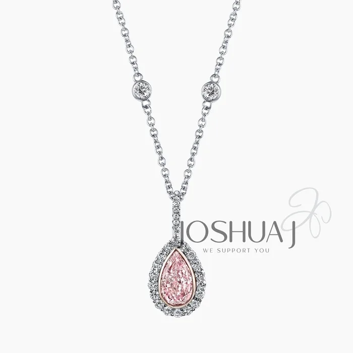 Pear Diamond Necklace