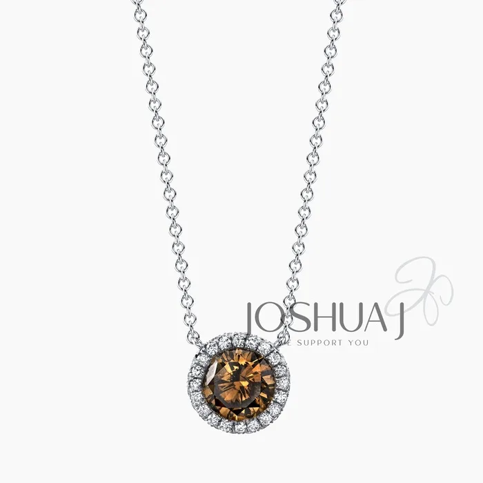 Round Diamond Necklace