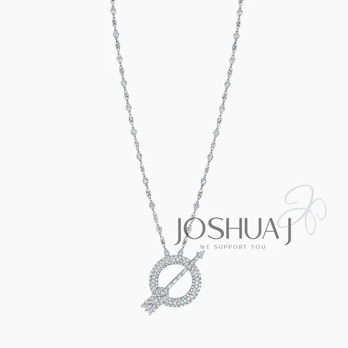 Round Diamond Necklace