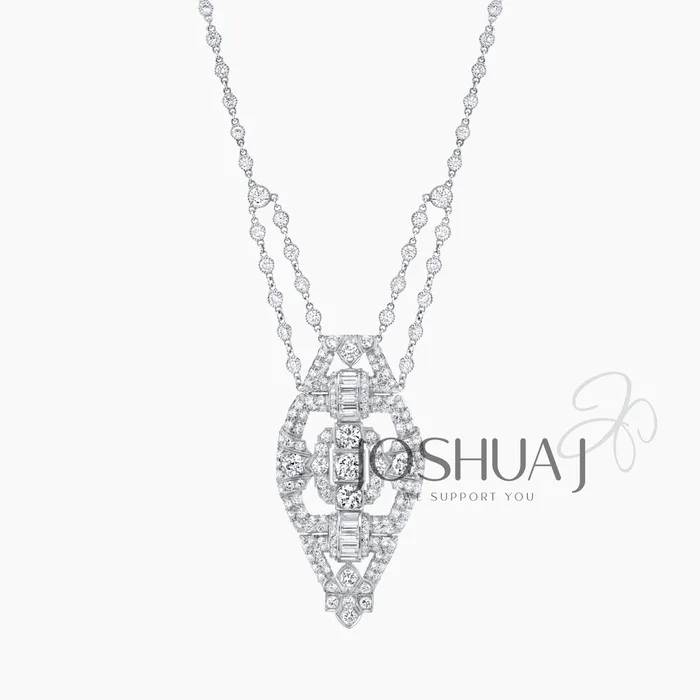 Round Diamond Necklace