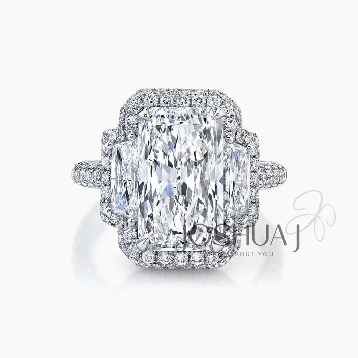 Radiant Halo Ring