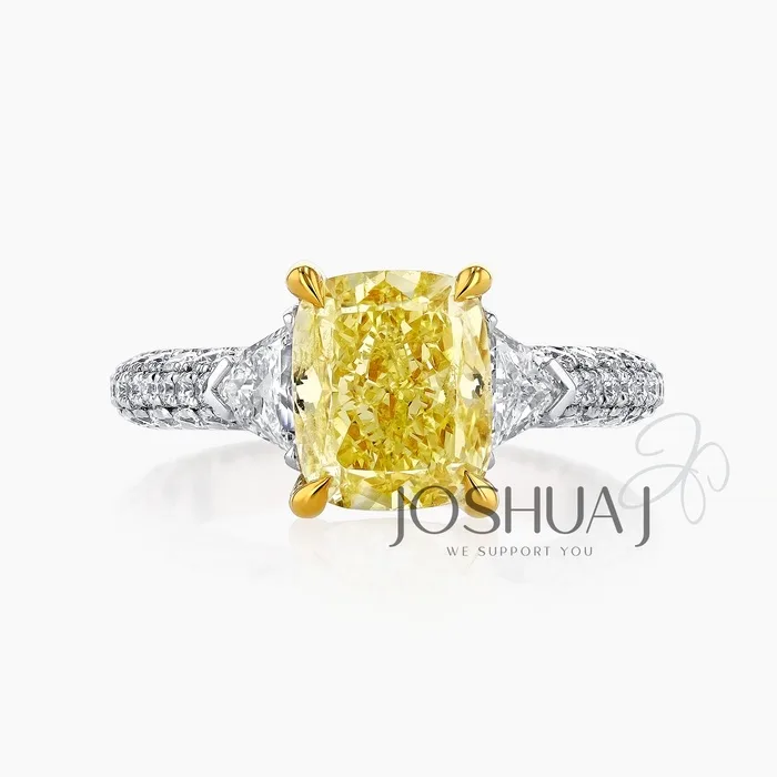 Fancy Light Cushion Diamond Ring
