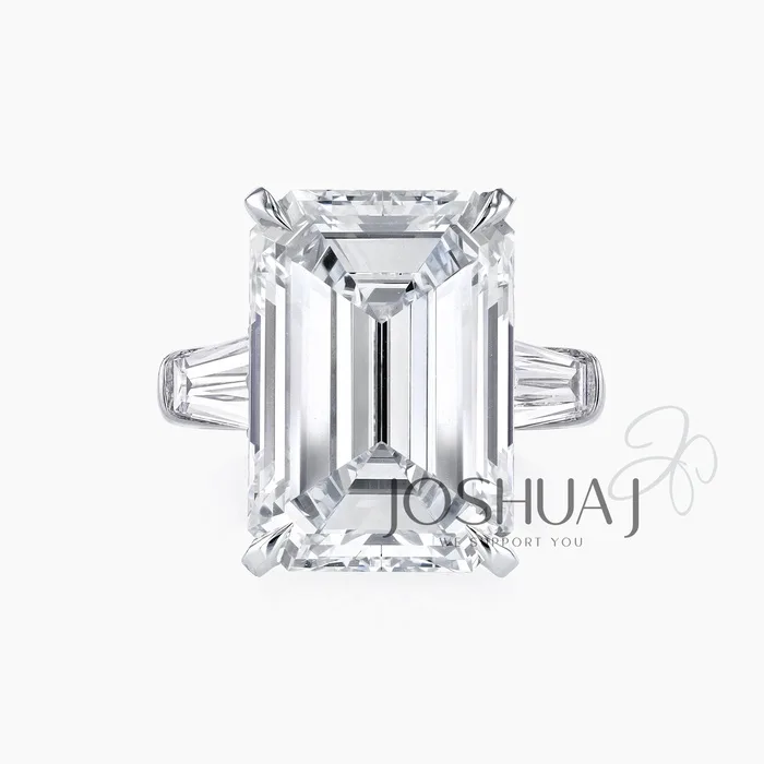 Emerald-Cut Diamond Ring