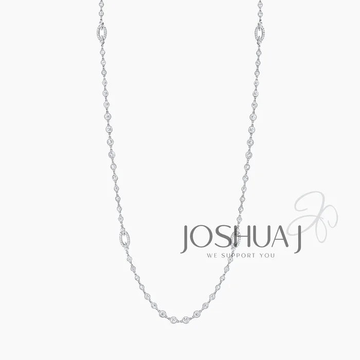 Round Diamond Necklace