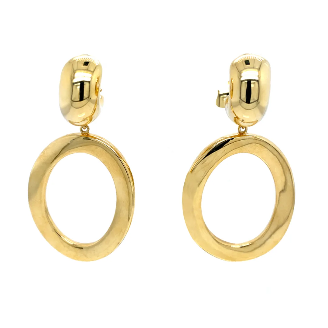 18K Yellow Gold Earrings