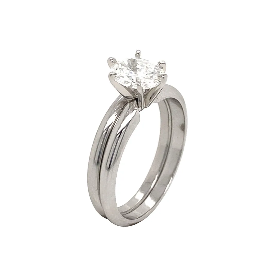18K White Gold Diamond Bridal Set
