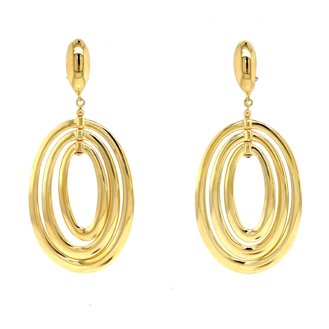 18K Yellow Gold Earrings