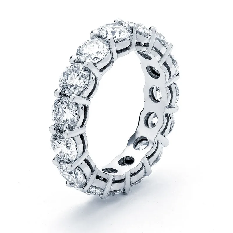 18K White Gold Diamond Eternity Band