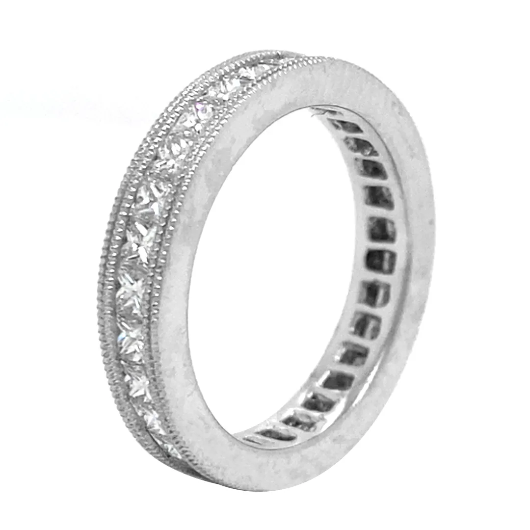 18K White Gold Diamond Eternity Band