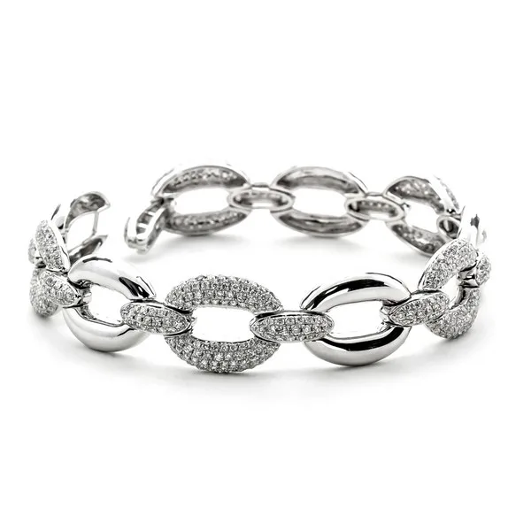 18K White Gold Diamond Bracelet