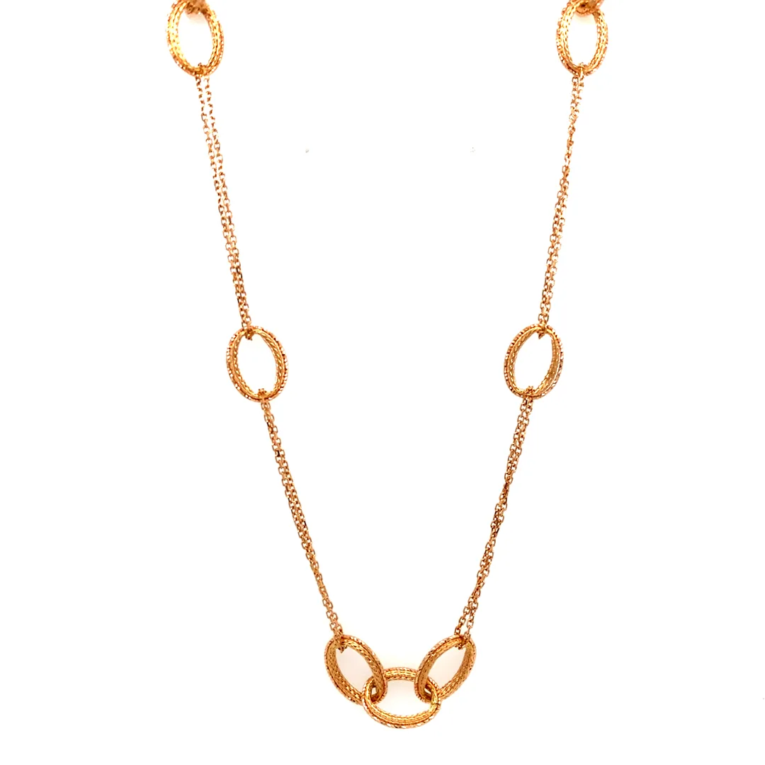 18K Rose Gold Necklace