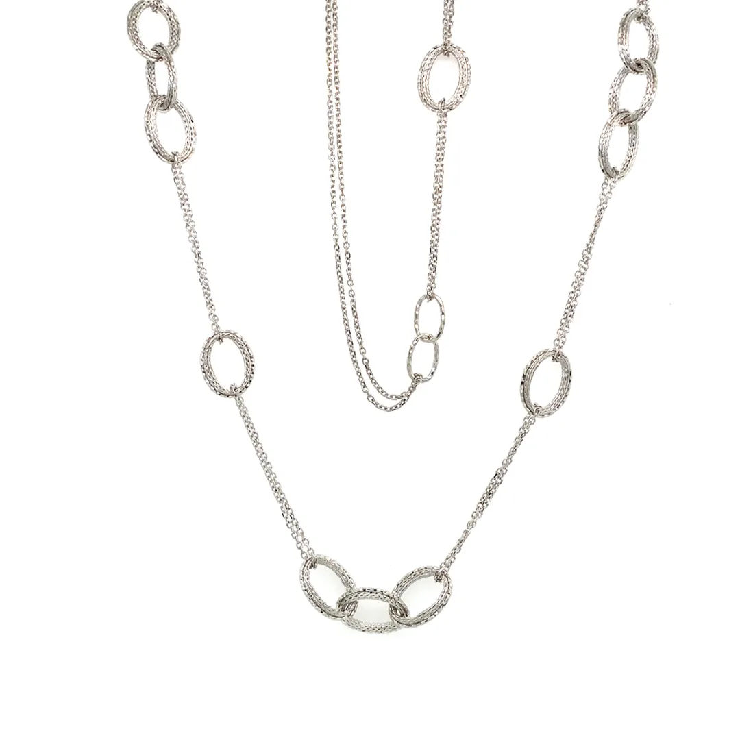 18K White Gold Necklace