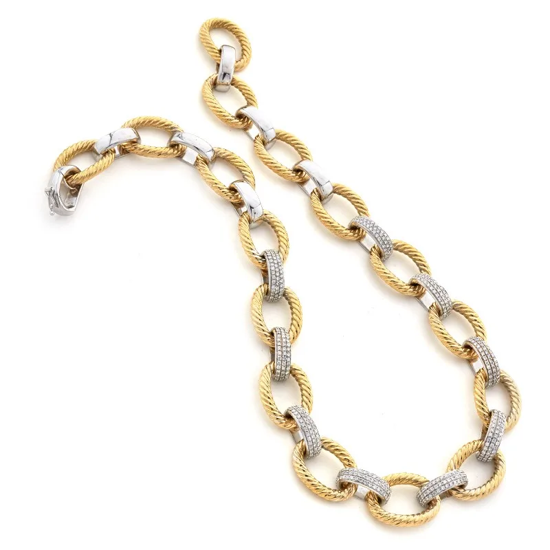 18K Two-Tone Gold Necklace
