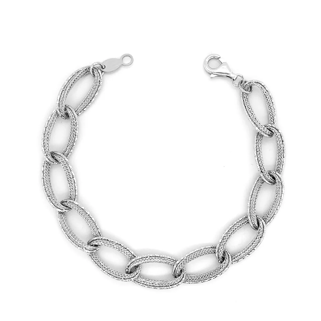 18K White Gold Bracelet