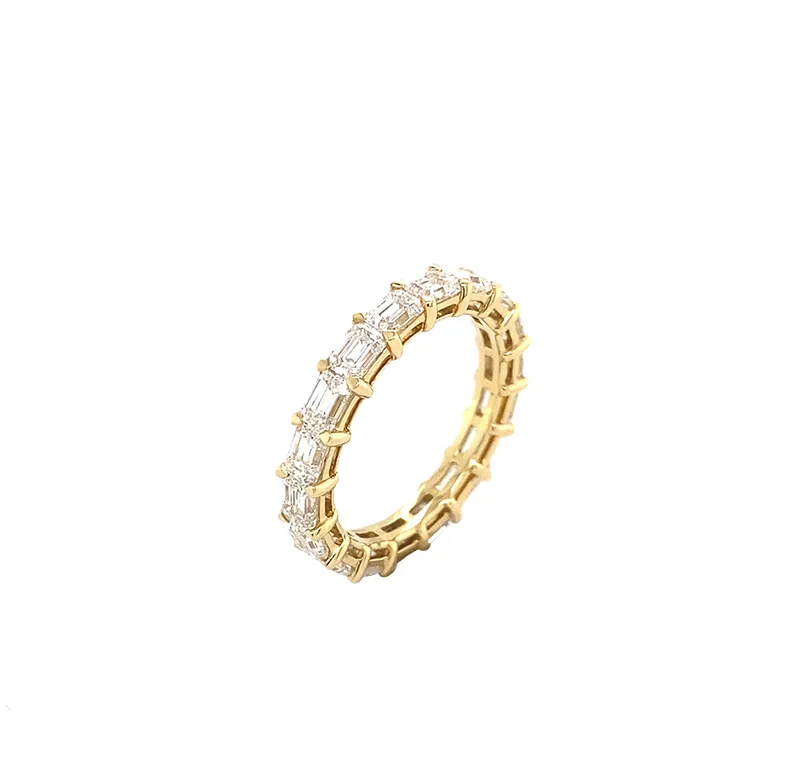 18K Yellow Gold Diamond Eternity Band