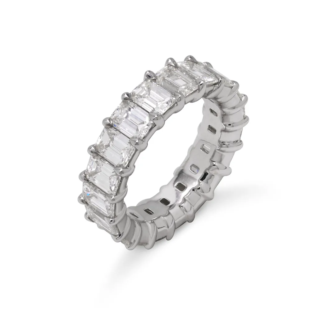 18K White Gold Diamond Eternity Band