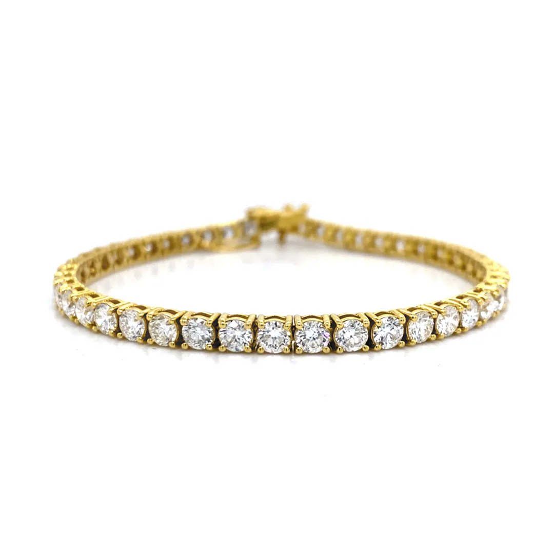 18K Yellow Gold Diamond Bracelet