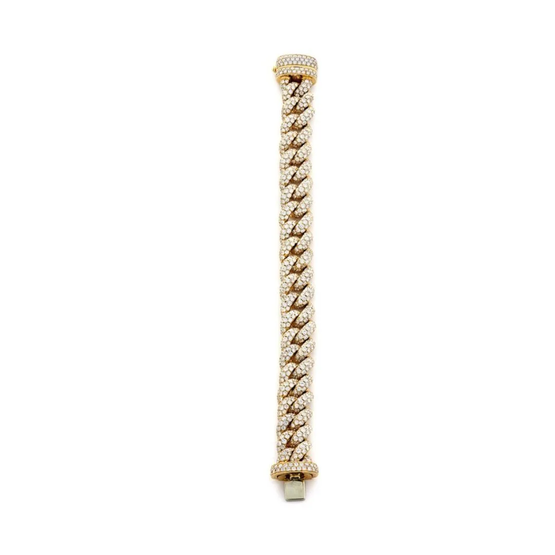 18K Yellow Gold Diamond Bracelet