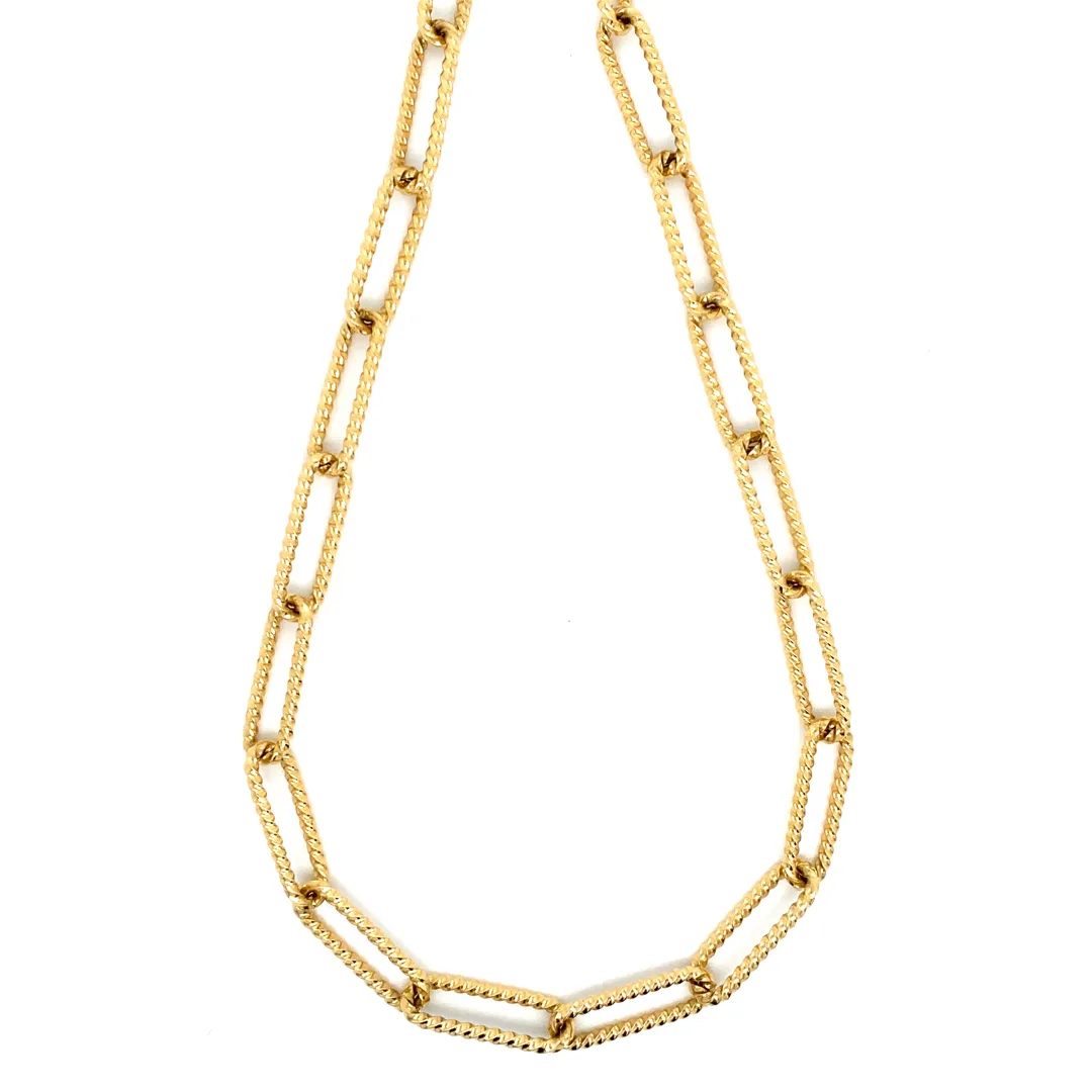 18K Yellow Gold Necklace