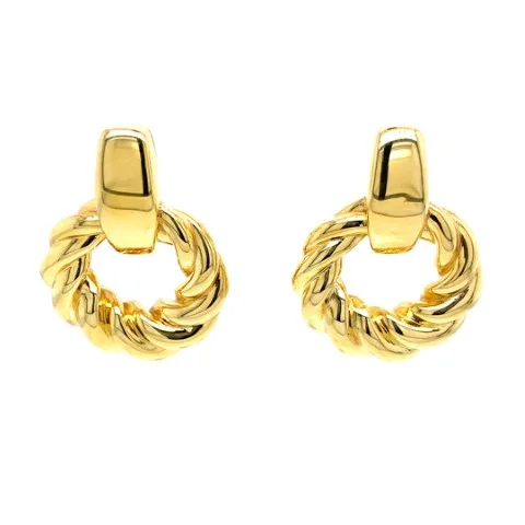 18K Yellow Gold Earrings