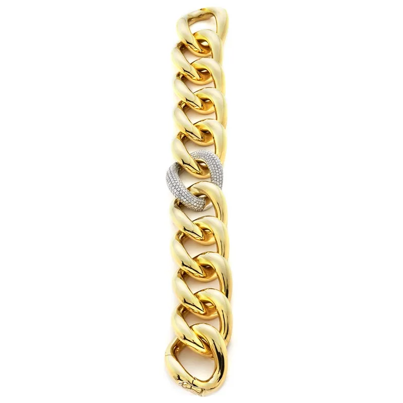 18K Yellow Gold Diamond Bracelet