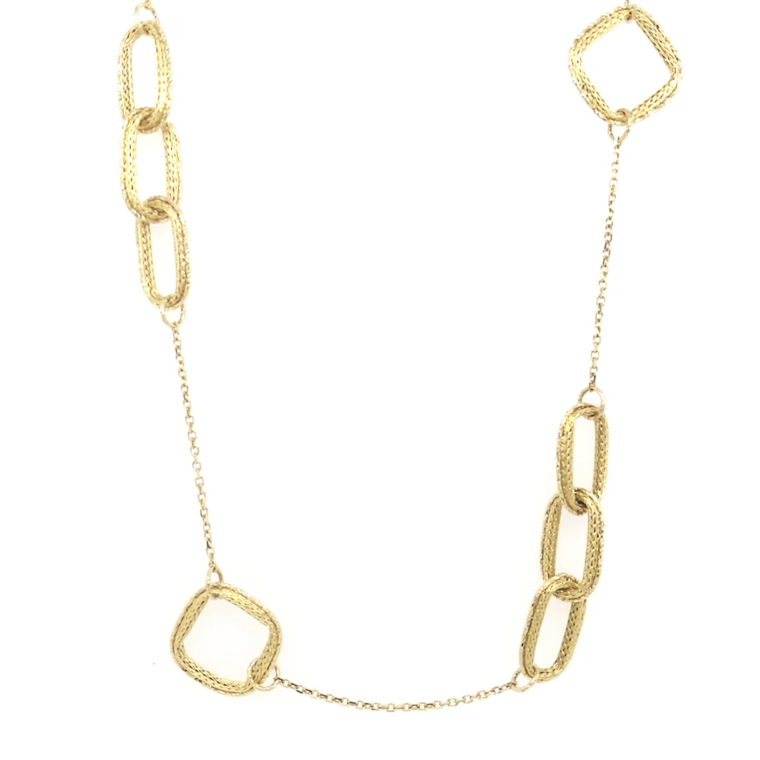 18K Yellow Gold Necklace