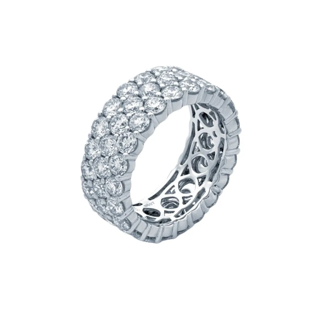 18K White Gold Diamond Eternity Band