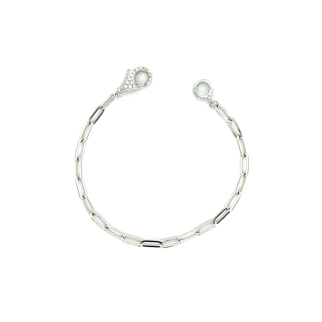 18K White Gold Diamond Bracelet