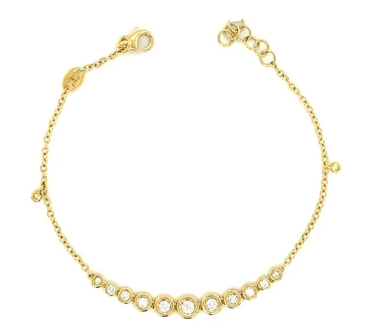 18K Yellow Gold Diamond Bracelet
