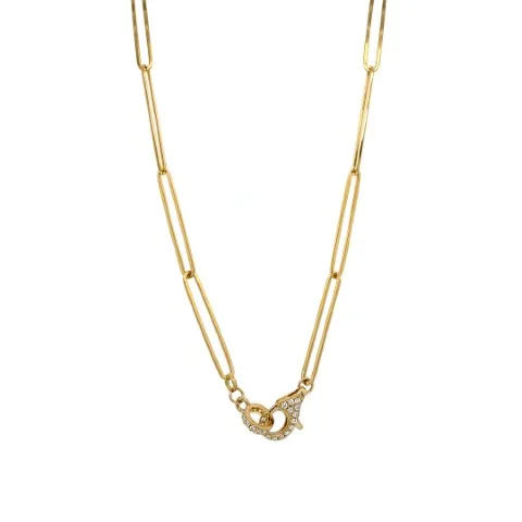 18K Yellow Gold Diamond Necklace