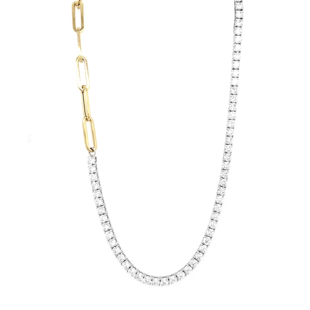 18K Two-Tone Gold Necklace