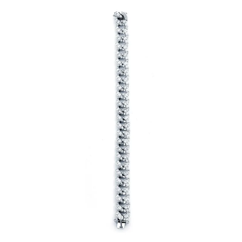18K White Gold Diamond Bracelet