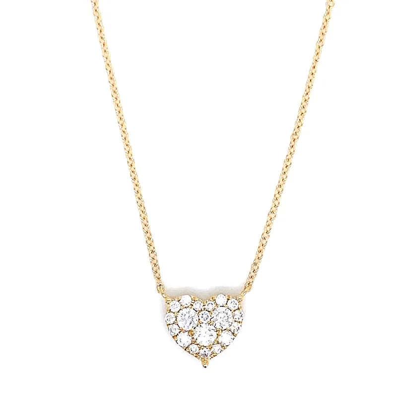 18K Yellow Gold Diamond Necklace