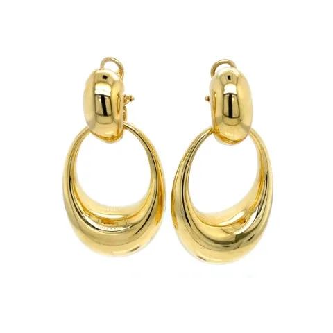 18K Yellow Gold Earrings
