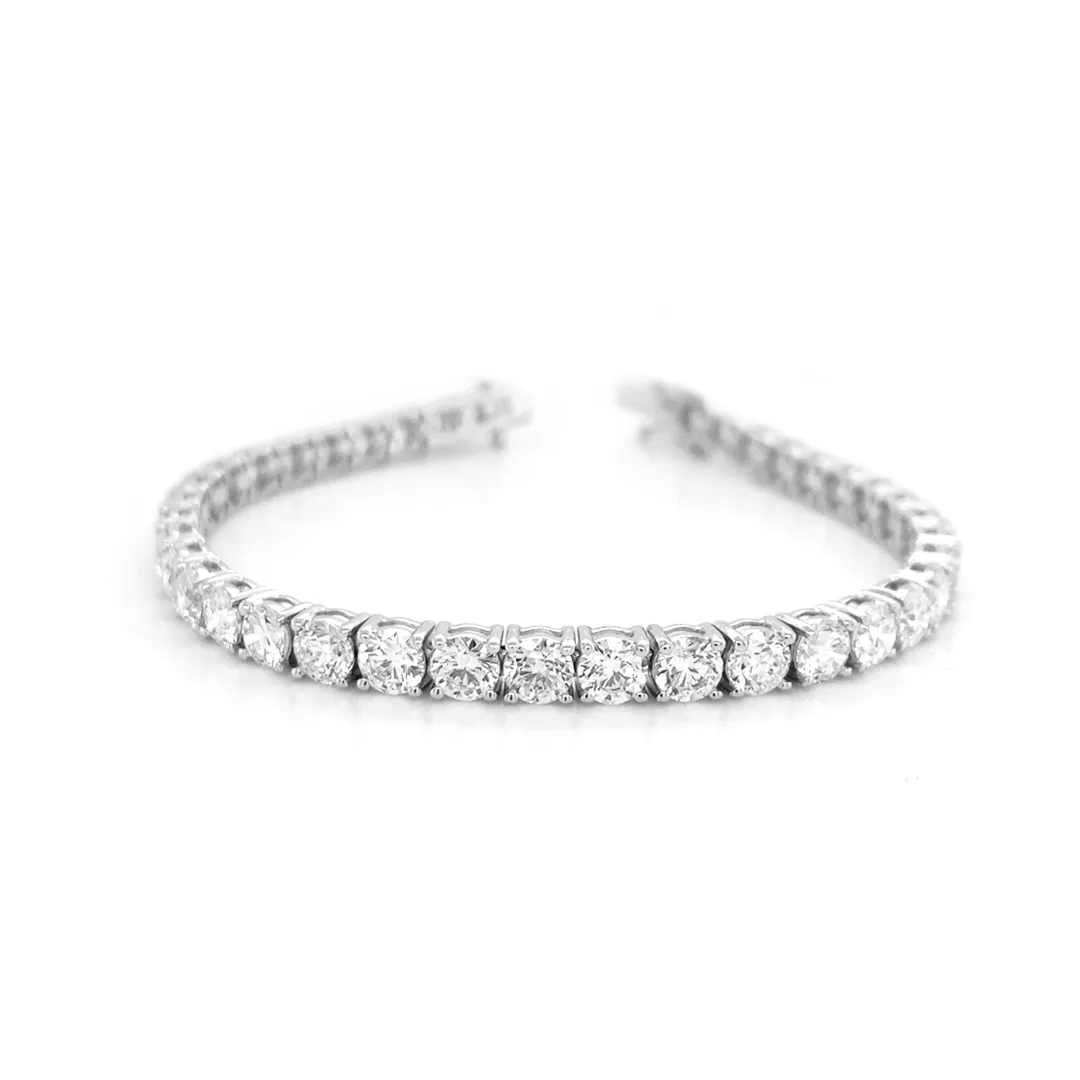 18K Yellow Gold Tennis Bracelet