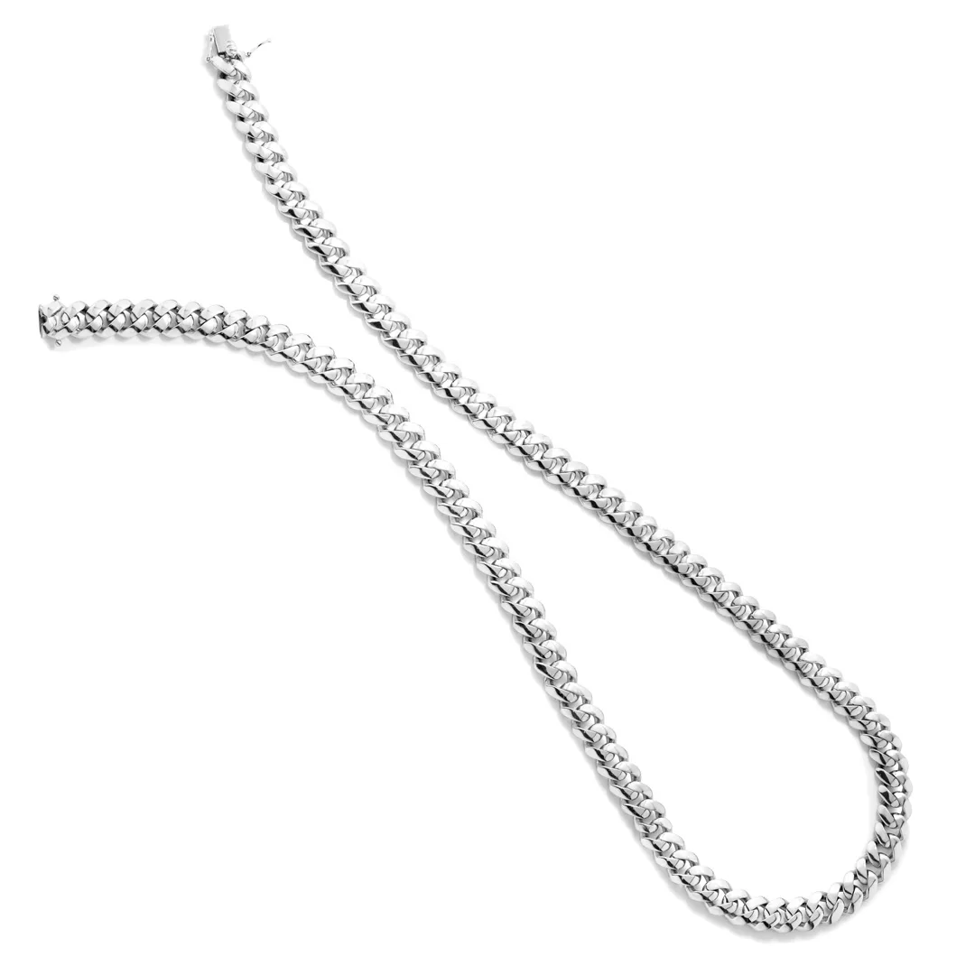 14K White Gold Men’s Necklace