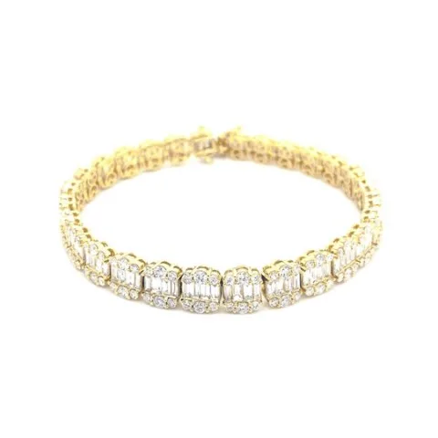 18K Yellow Gold Diamond Bracelet