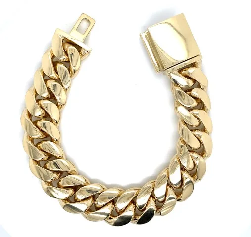 14K Yellow Gold Men’s Bracelet