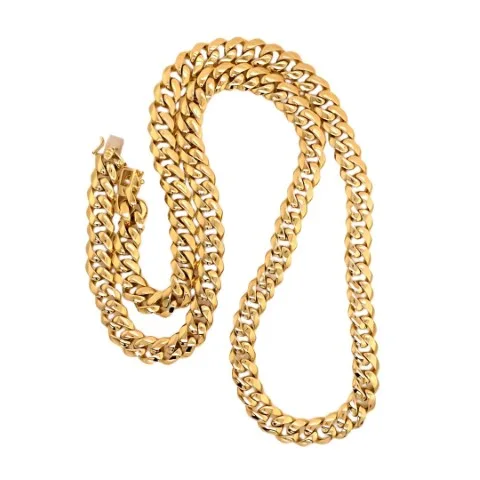 14K Yellow Gold Men’s Necklace