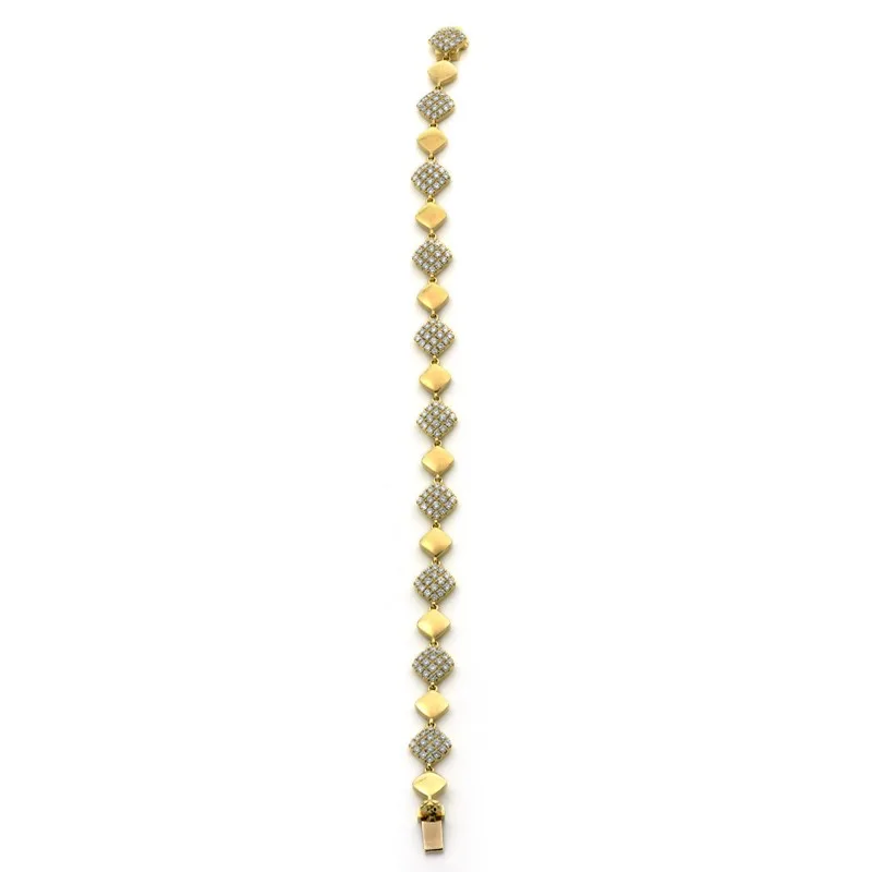 18K Yellow Gold Diamond Bracelet