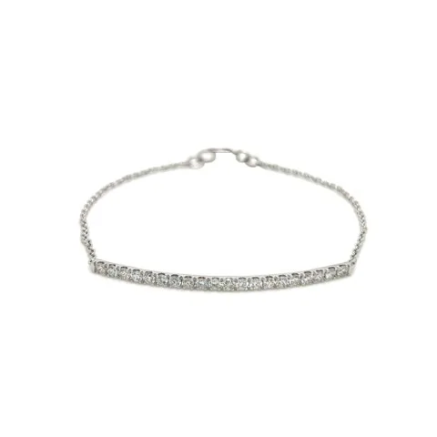 18K White Gold Diamond Bracelet