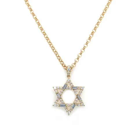 18K Yellow Gold Diamond Necklace