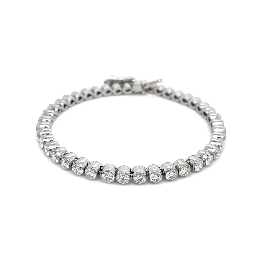 Platinum Tennis Bracelet