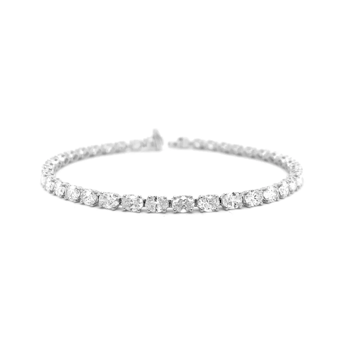 18K White Gold Diamond Bracelet