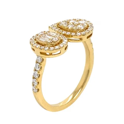 18K Yellow Gold Diamond Band