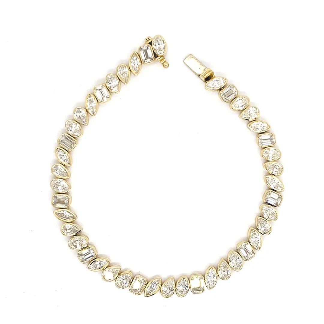 18K Yellow Gold Diamond Bracelet
