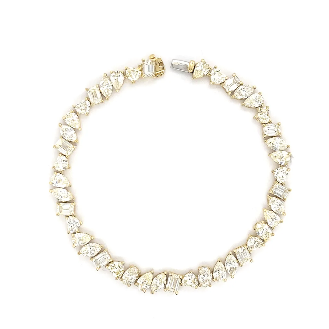 18K Yellow Gold Diamond Bracelet