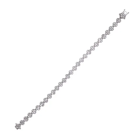 18K White Gold Diamond Bracelet