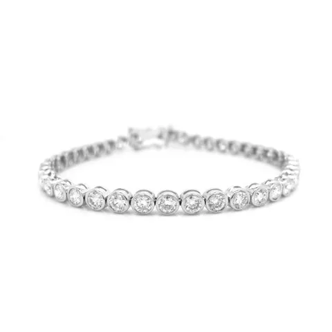 18K White Gold Bracelet