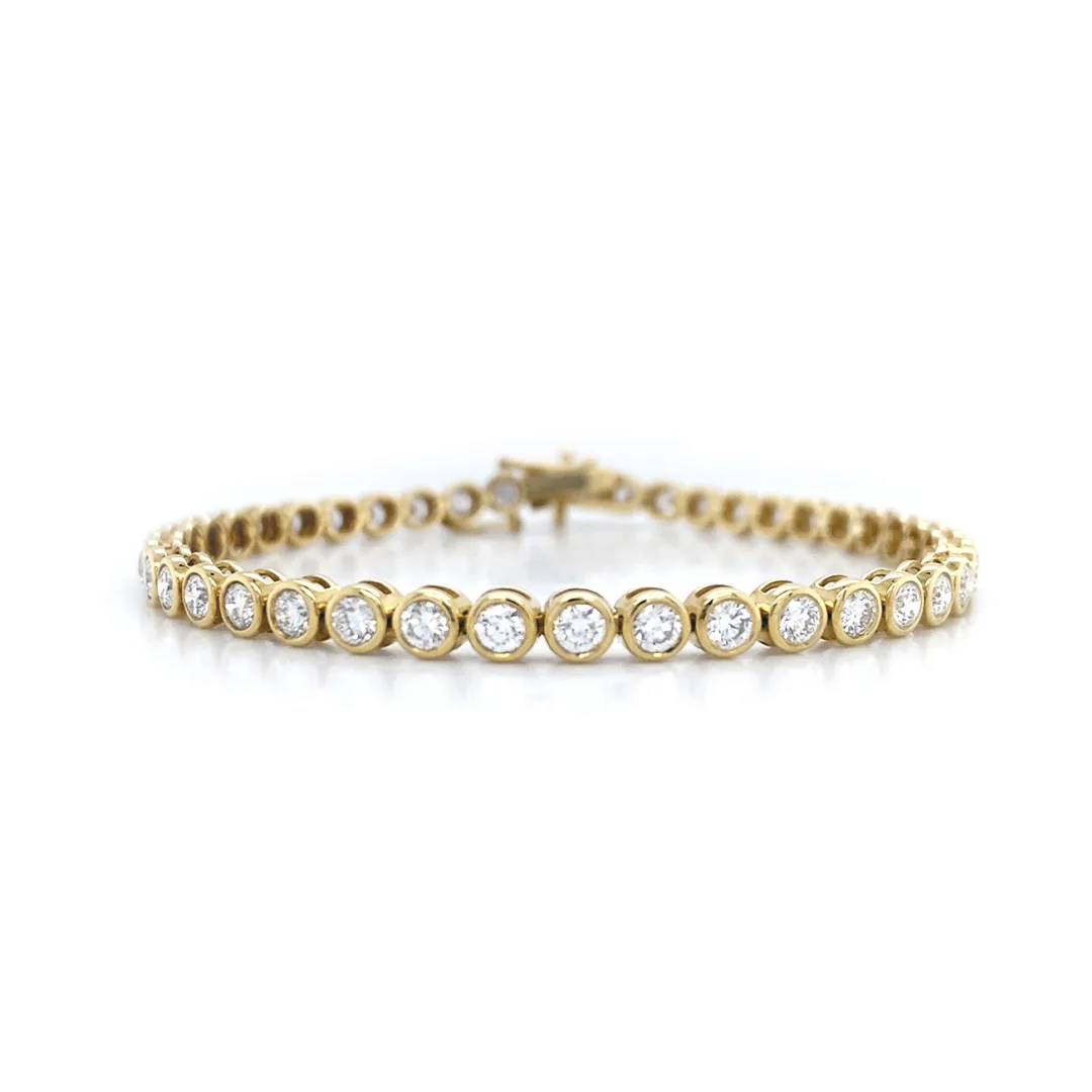18K Yellow Gold Diamond Bracelet